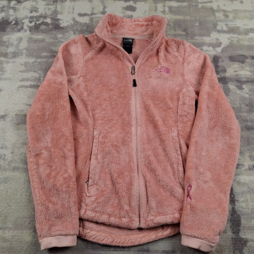 The North Face Osito 2 Fleece Jacket Womens Pink Ribbon Breast Cancer Full Zip